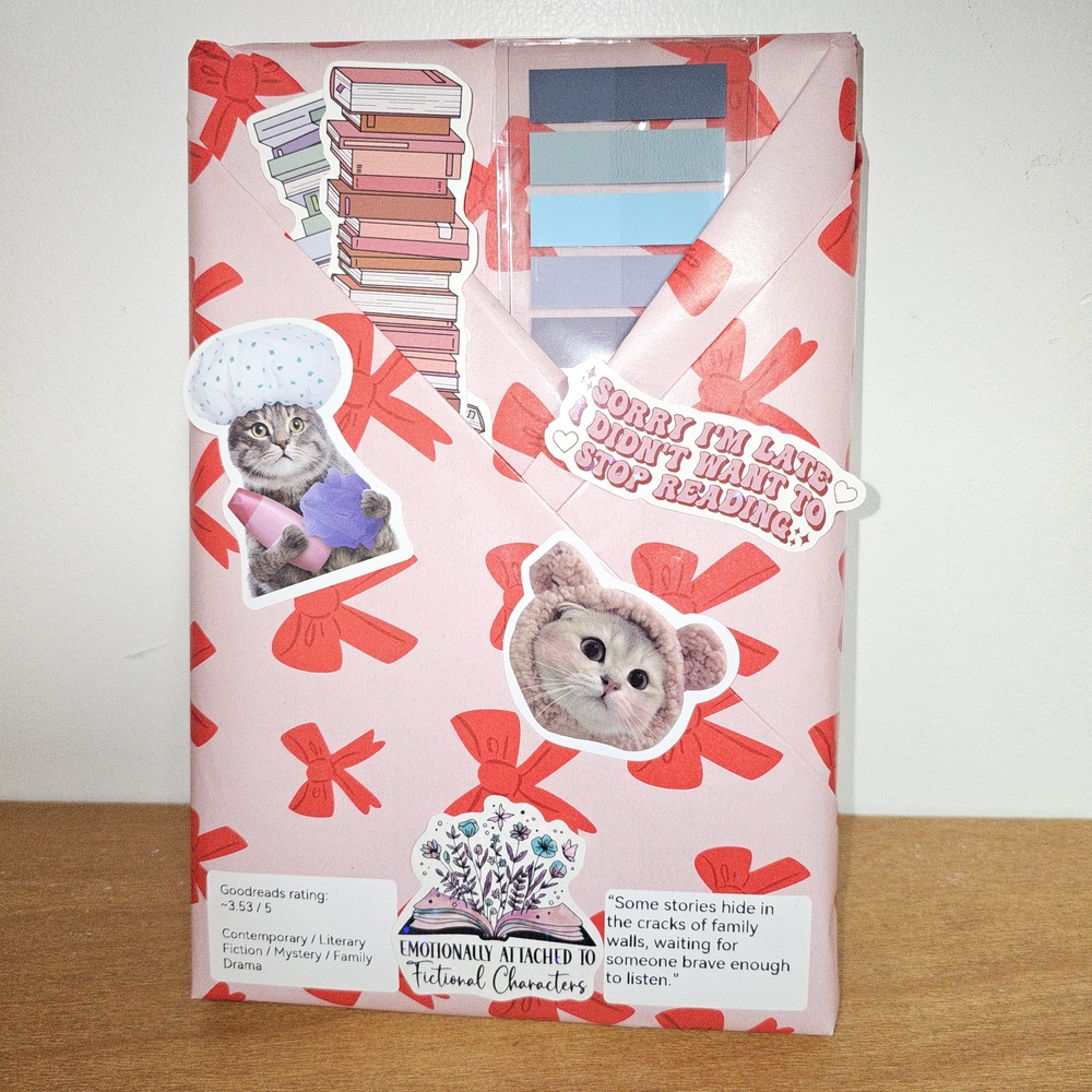 Pink Cat-Themed Decorative Book Cover